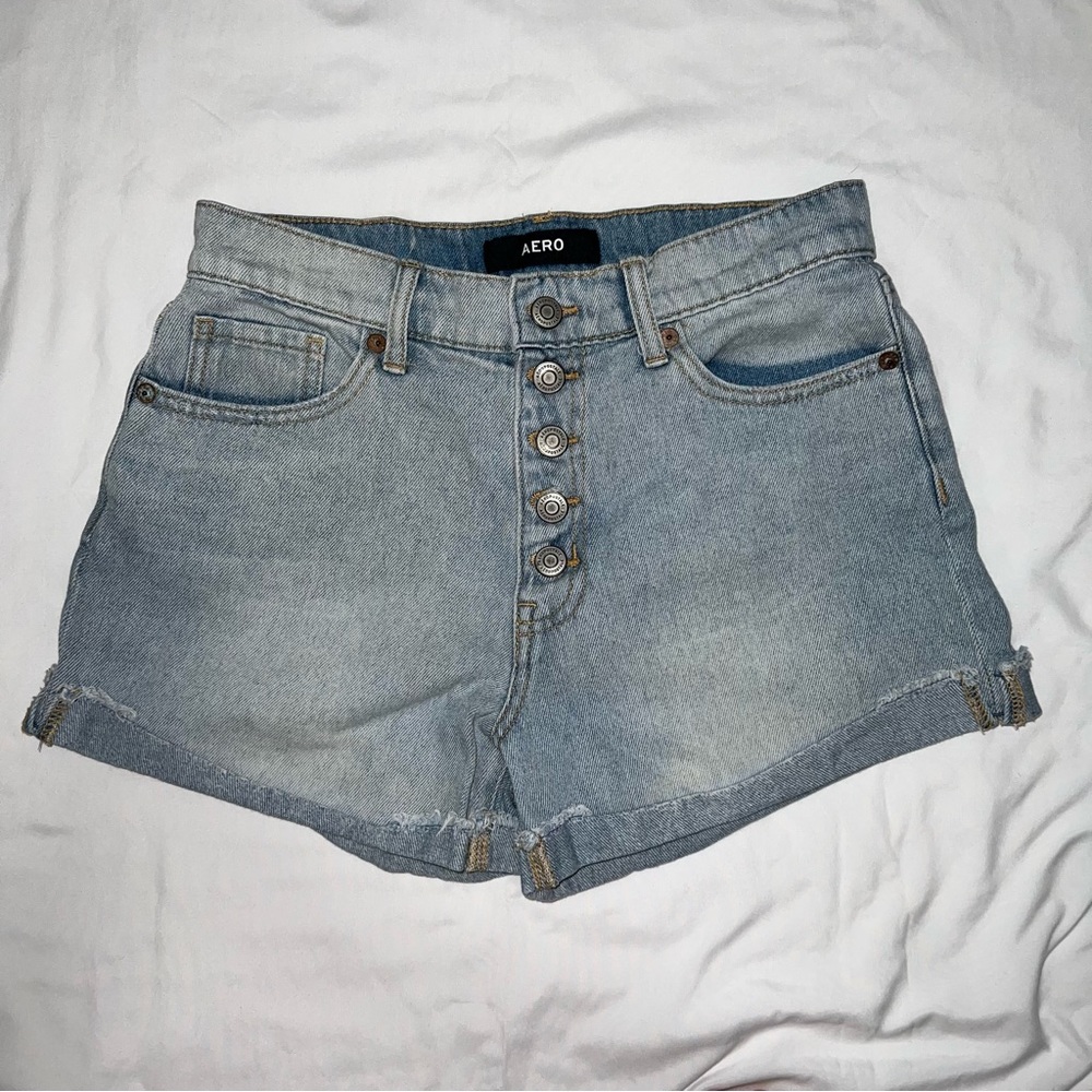 Aeropostale High Waisted Mom Shorts